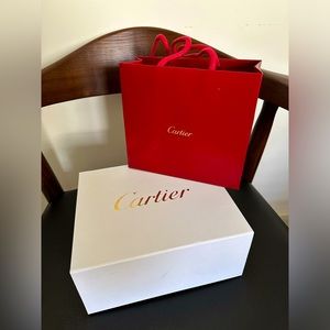 Cartier gift bag and magnetic gift box